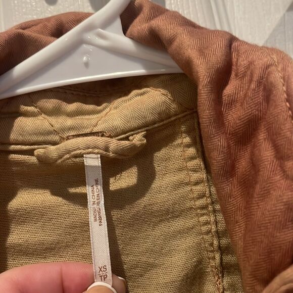 Free People not your brother’s surplus utility/military jacket SZ Xsmall - Picture 9 of 16